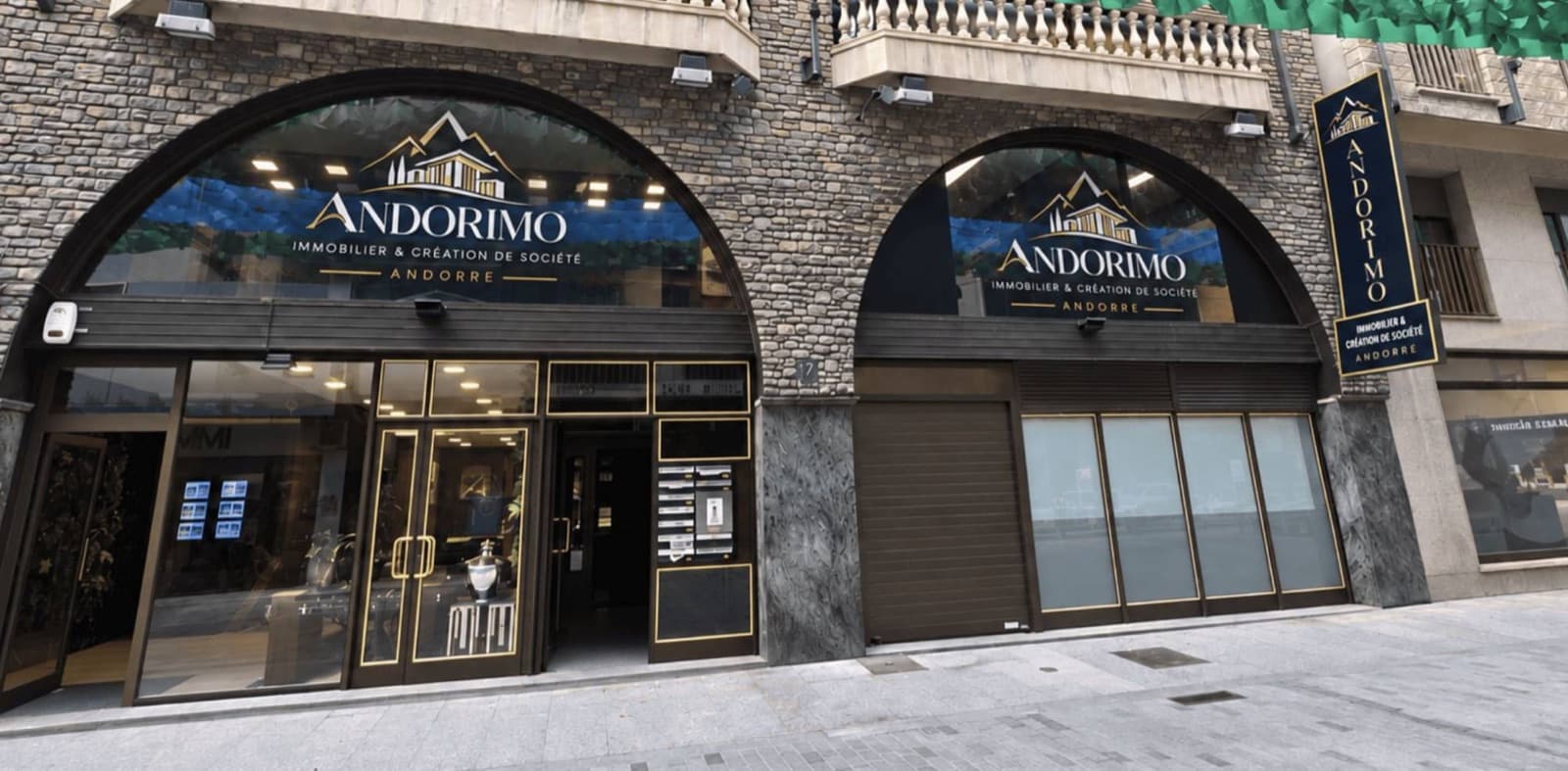 Façade des bureaux Andorimo en Andorre